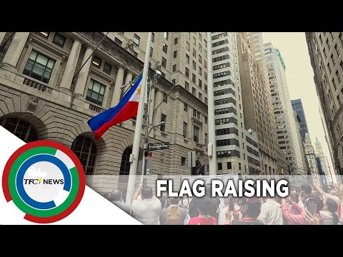 Mayor Eric Adams leads PH flag raising at New York City hall TFC News New York, USA