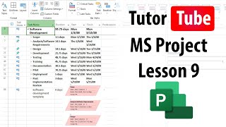 Microsoft Project - Lesson 9 - Creating Sub Groups of Tasks
