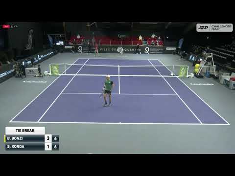Benjamin Bonzi vs Sebastian Korda | Challenger Quimper 2021 Semi-final
