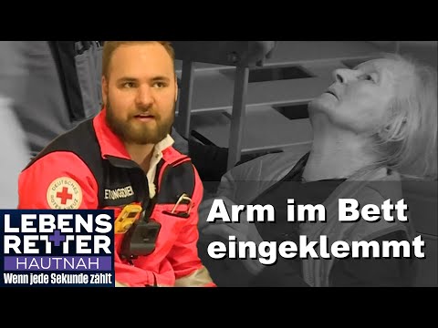 Emergency call with two patients: Woman trapped in bed | Lifesavers up close | SAT.1