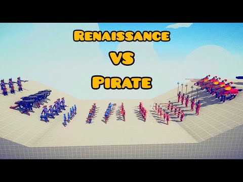 ALL Renaissance vs ALL Pirate WHO NEXT 🎮 / TABS