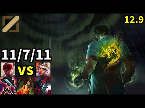 Lee Sin Mid vs Qiyana - KR Challenger | Patch 12.9
