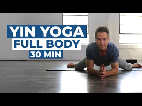 Yin Yoga Full Body 30 Min: Stretches for Hips, Spine & Feet
