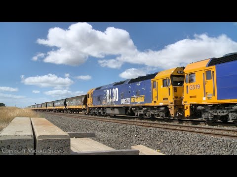 7731V Pacific National Grain Train Approaches Gheringhap (6/3/2023) - PoathTV Australian Railways