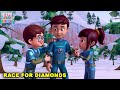 Rudra Ep 17 Funny Cartoon Rudra Magical Story Race For Diamonds Bangla Cartoon Kids