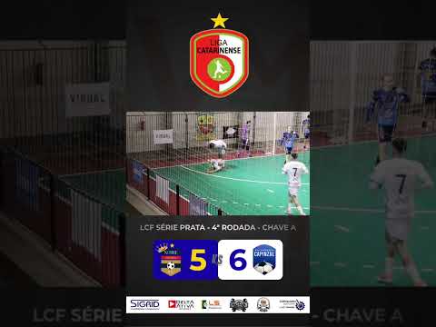 Gols de CME Dona Emma/Nobre Futsal 5x6 Associação Desportiva Capinzal,