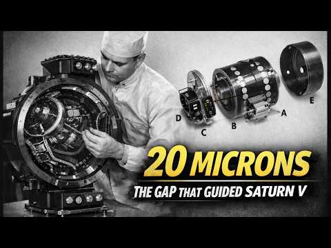Saturn V guidance platform gas bearings — why 20 microns mattered