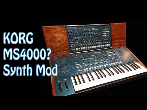 KORG MS4000!  MS2000 Mod and custom sounds