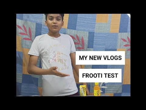 MY NEW VIDEO FROOTI TEST Rs 10