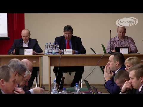 2018 01 15 XLII Sesja Rady Powiatu Sokólskiego