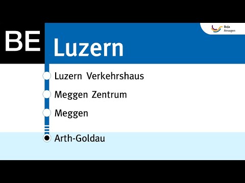 ZVB/SBB Ansagen I BE Luzern - Arth-Goldau I BoJa Ansagen