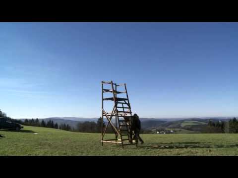 Der große Drückjagd Hochsitz von holz und raum