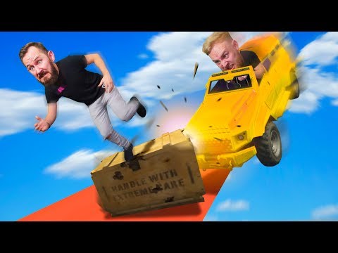 DODGE THE FLYING TRUCKS! | GTA5 Video