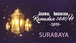 Jadwal Imsakiah Surabaya Bulan Ramadan 1440 H, Sabtu 11 Mei 2019
