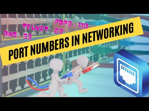 Números de portas em redes de computadores e tipos de portas - TCP/UDP