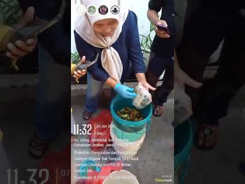 PELATIHAN PRAKTEK PENGOLAHAN DAN PENGELOLAAN SAMPAH ORGANIK BAK TUMPUK 20 LT BANK SAMPAH CILIWUNG ASRI RW 25 WETAN KANTOR JELO