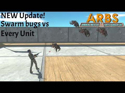 NEW Update! Swarm Bugs vs Every Unit (Part 1) |Animal Revolt Battle Simulator