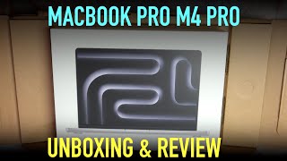 Apple Macbook pro M4 pro unboxing Indian retail unit, Overview, Performance test & review