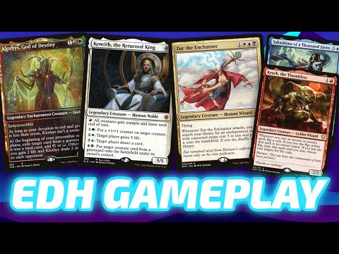 Klothys vs Kenrith vs Zur vs Krark & Sakashima [Live EDH Commander VOD] 2021