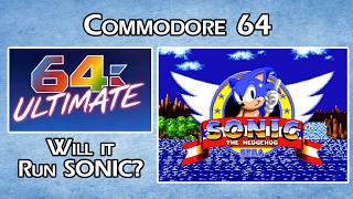 How good is SONIC the HEDGEHOG on the NEW Commodore 64 Ultimate?