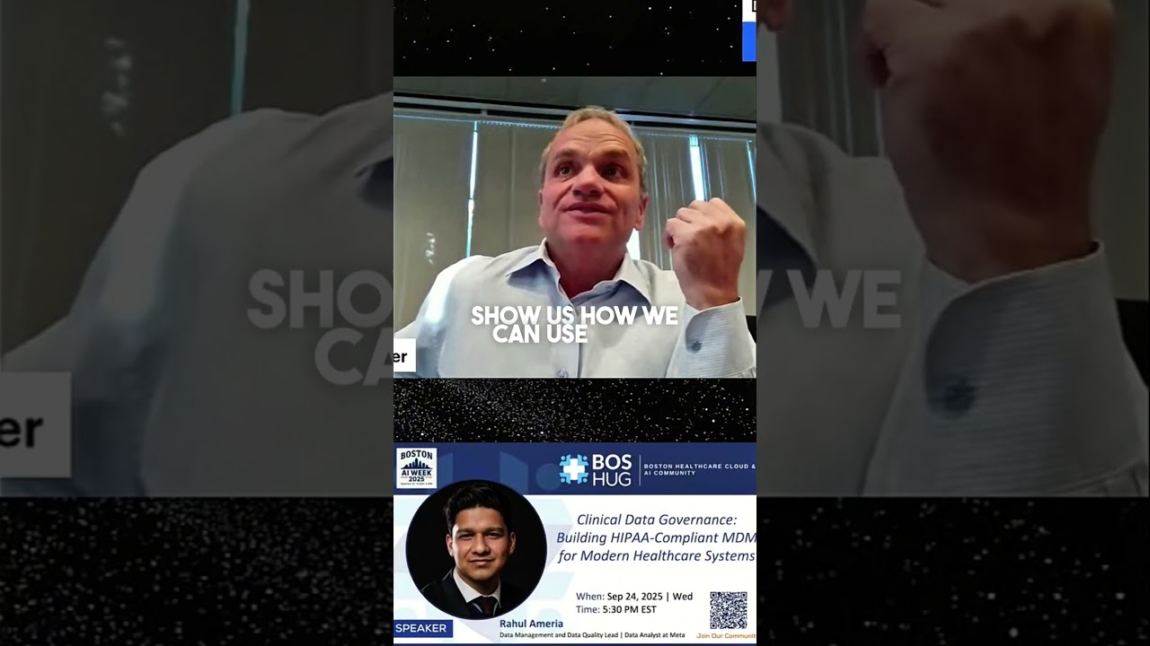 Kick off Boston AI Week with us at Boston Healthcare Cloud & AI Community!