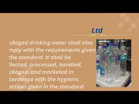 Is 14543 packaged drinking water plant