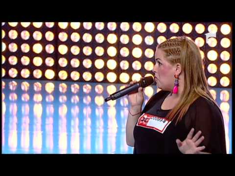 Oana Muntean a interpretat doua cantece la preselectiile X Factor, sezonul trei