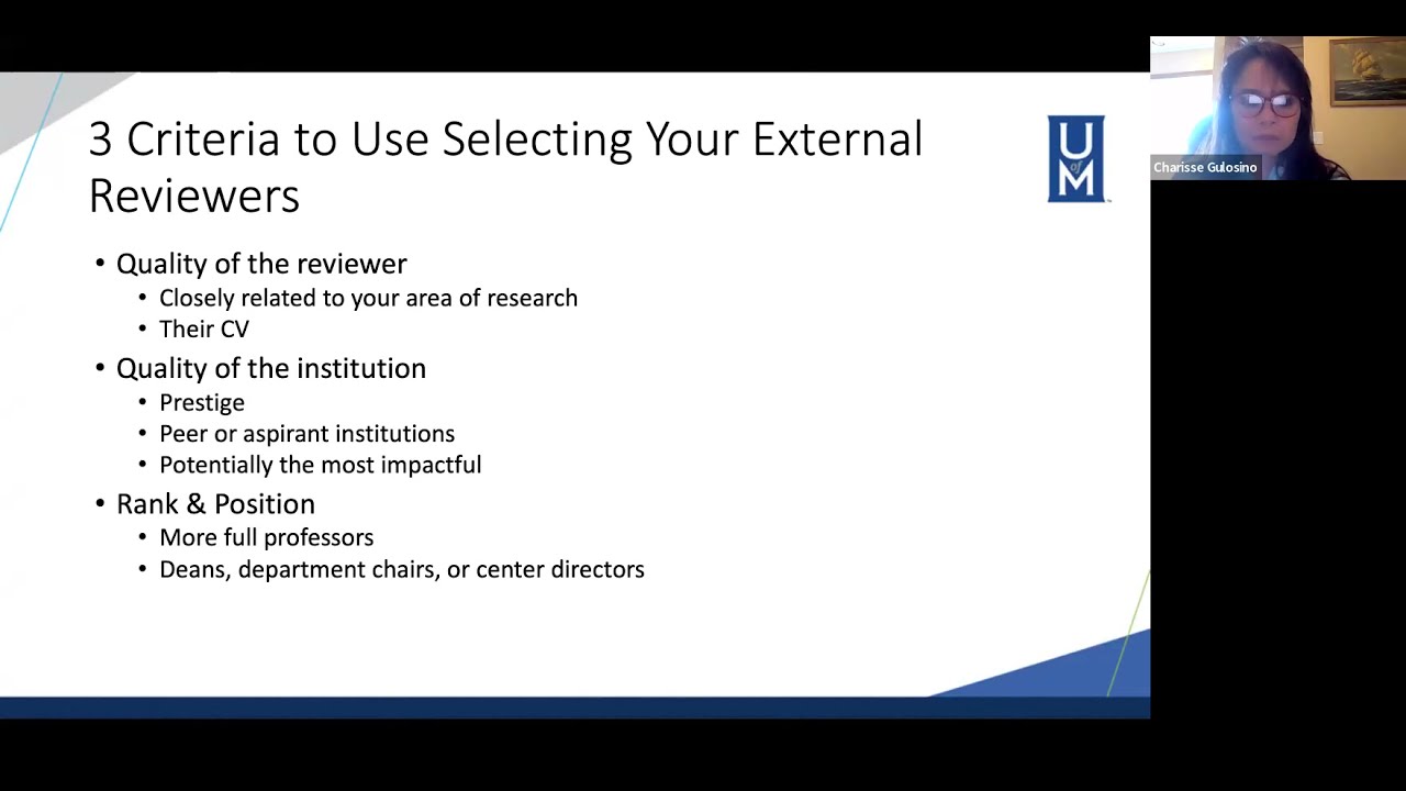 T&P in the COE: External Reviewers and Preparing Your Electronic Dossier