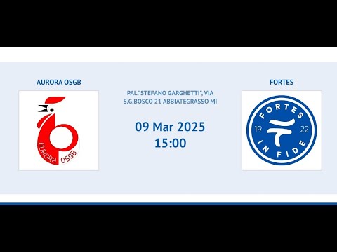 U17 - Aurora OSGB vs Fortes - 09/03/2025