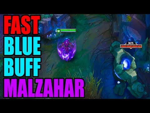 FASTEST WAY TO GET BLUE BUFF MALZAHAR | League of Legends | Kobe lol