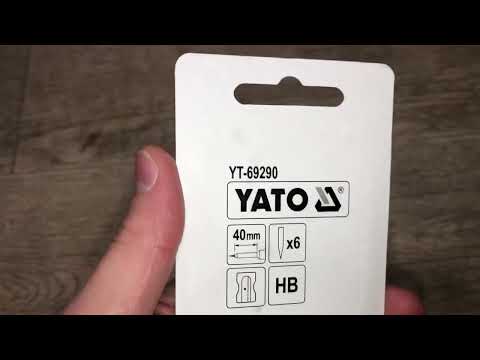 Олівець-автомат YATO зі змінними стержнями HB, L=150 мм + 7 стержнів Олівець-автомат YATO зі змінними стержнями HB, L=150 мм + 7 стержнів