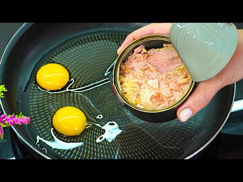 💯 You have eggs and canned tuna at home ❓❓ A simple recipe. breakfast recipes