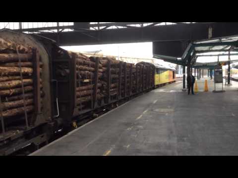 Colas 60 nos 60095 departs Carlisle on 6J37 Carlisle to chirk