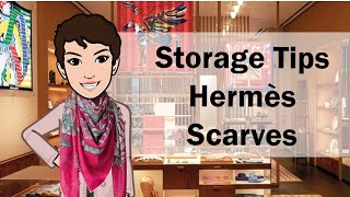 How To Store Your Hermès Silk & Cashmere Scarves