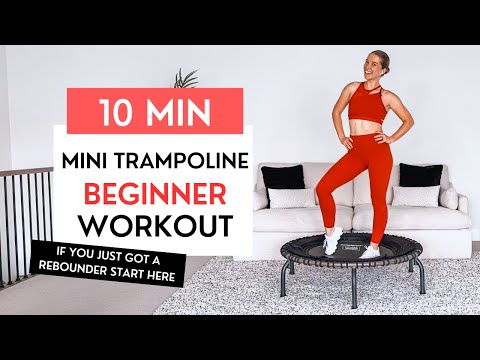 10-minütiges Mini-Trampolin-Workout für Anfänger | Gelenkschonendes Rebounder-Training mit Jump&J...