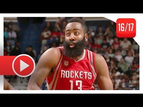 James Harden Triple-Double Highlights vs Pelicans (2017.03.17) - 41 Pts, 14 Reb, 11 Ast