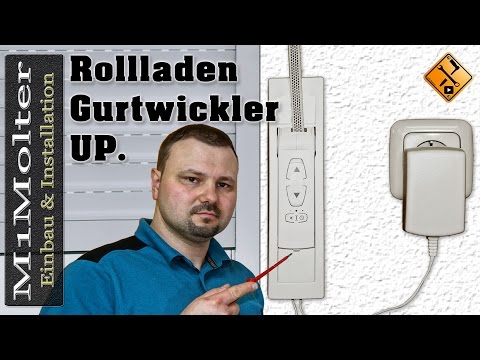 Rollladen Gurtwickler Installationsvideo / Unterputz Variante für Model - WPD25U Chamberlain