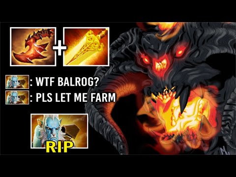 BALROG IS HERE Max AoE Burn To Death Build vs Lancer Delete Illusions Like a Pro Epic WTF Dota 2
