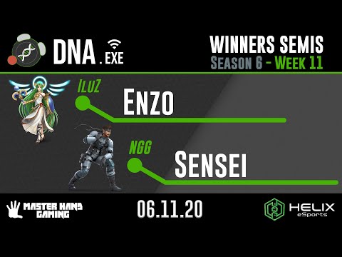 DNA.EXE S6:W11 - IluZ | Enzo (Palutena) Vs. NGG | Sensei (Snake) - W Semifinals