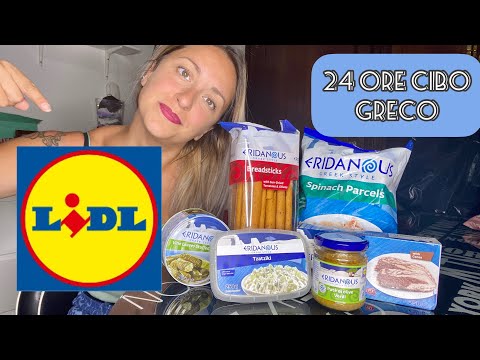 Mangio 24 ore ore cibo della SETTIMANA GRECA del LIDL -non ci siamo-