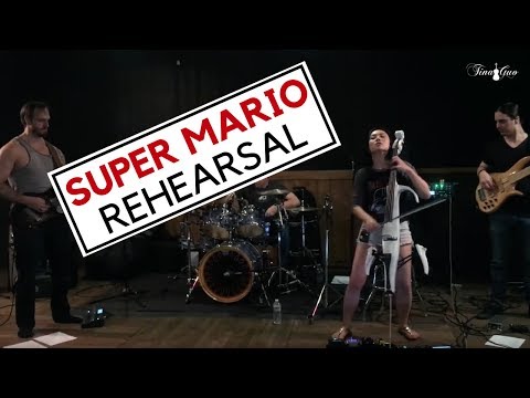 Tina Guo Live Band Rehearsal- Super Mario (Death Metal Underground Theme)