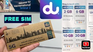 Get Free Sim at Dubai Airport | United Arab Emirates