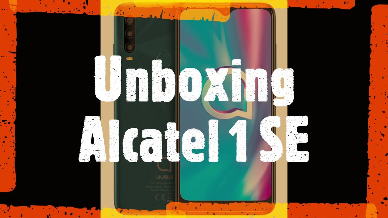 Unboxing Alcatel 1SE