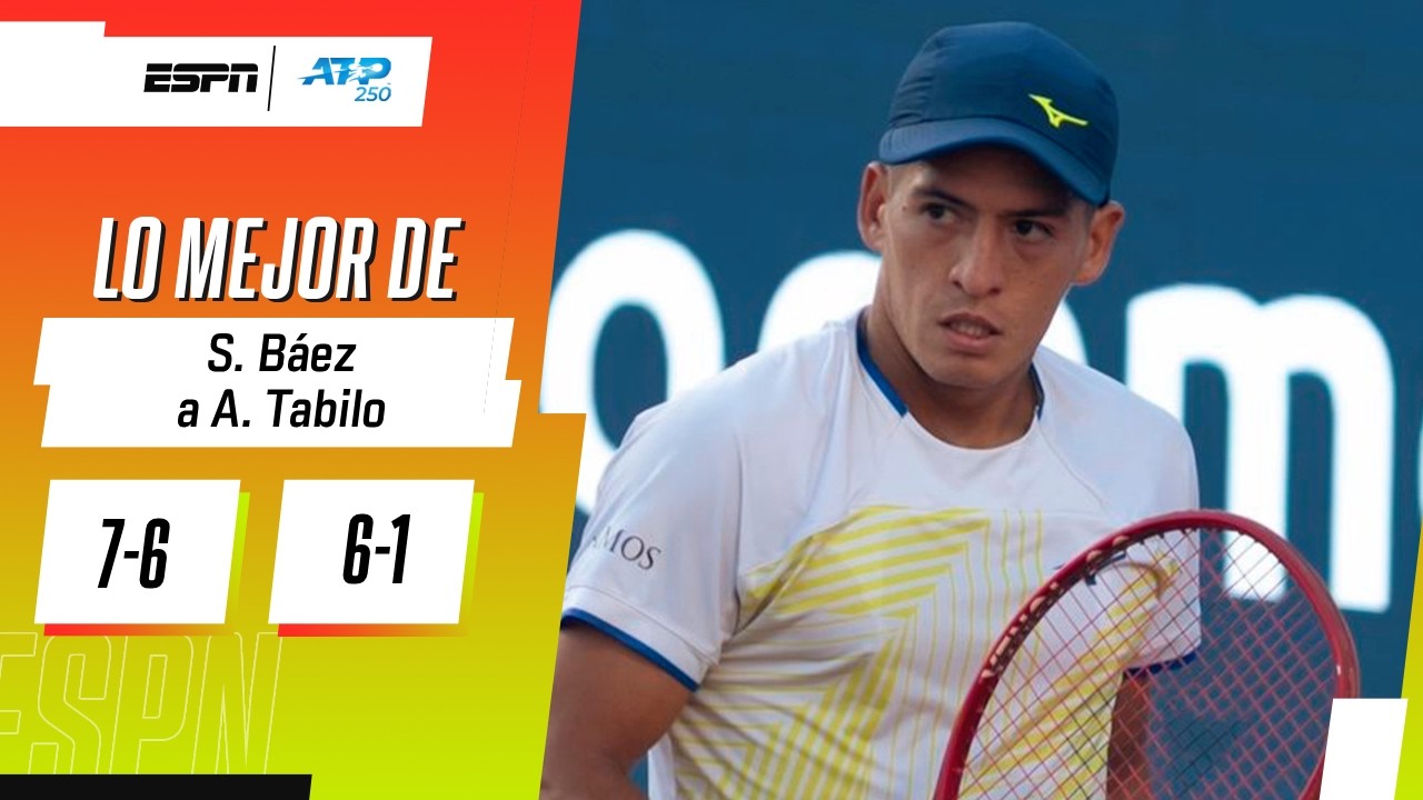 SEBA BÁEZ BORRÓ AL LOCAL TABILO Y SE METIÓ EN SEMIS DEL ABIERTO DE CHILE | RESUMEN