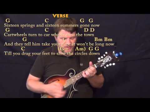Circle Game (Joni Mitchell) Mandolin Cover Lesson in G with Chords/Lyrics