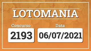 Capa de LOTOMANIA 2193