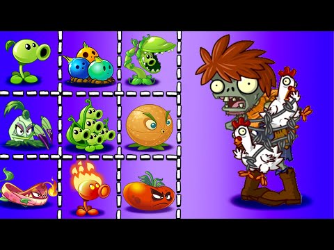 Chicken Wrangler Zombie vs All Plants - PvZ 2 Gameplay ► Plants vs. Zombies 2: It's About Time