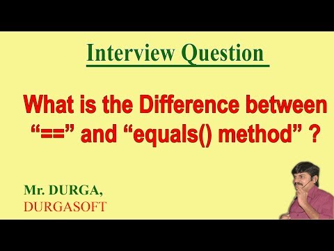 Difference between "== operator" and "equals() method"  in java?