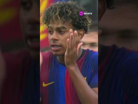 YAMAL TÁ AFIANDO A PONTARIA! QUASE QUE ELE FAZ UM GOLAÇO NA ESTREIA DA CHAMPIONS #shorts