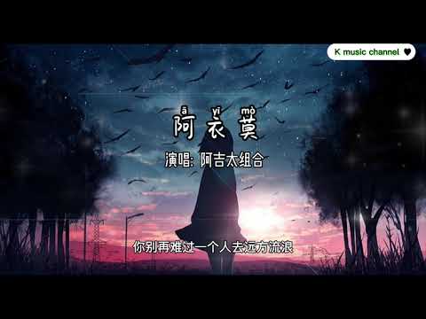 阿衣莫 - 阿吉太组合「我承认 我曾经爱过 曾经为了爱无悔付出青春」【动态歌词/拼音歌词】